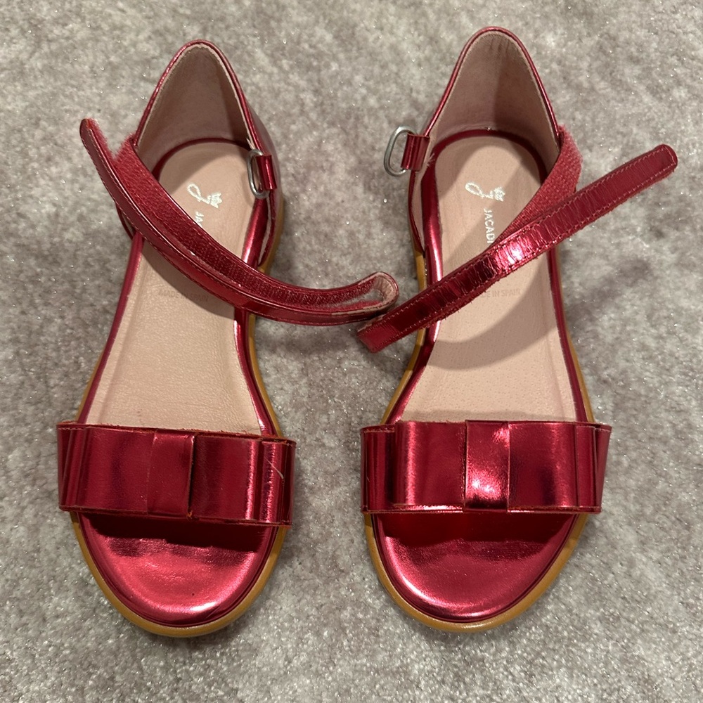 Jacadi hot pink sandals